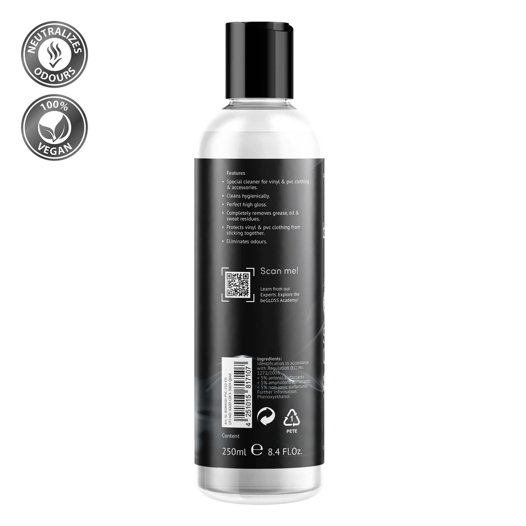 beGLOSS Special Wash VINLY 250 ML  Gentle cleaning agent for Vinyl Plastic PVC
