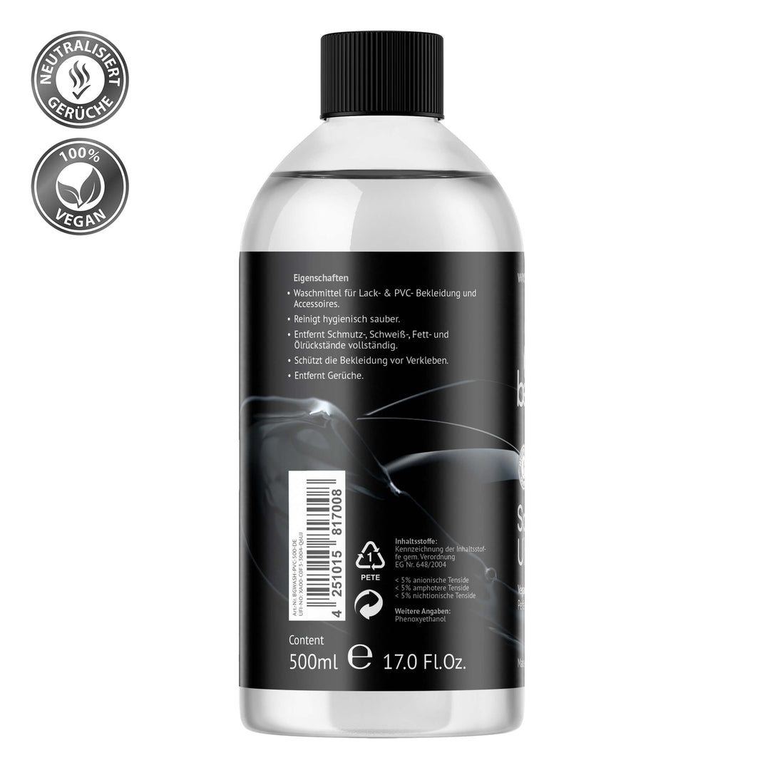 beGLOSS Special Wash 500 Lack & PVC Waschmittel Pflege Reiniger für Lack Kleidung